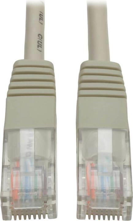 Actual product image Eaton Cat5e 350mHz Molded UTP Ethernet Cable RJ45m/M - Gray 5 ft. 1.52m (U/UTP, CAT5e, 1.52 m)