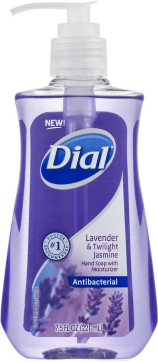 Actual product image Lavender & Twilight Jasmine Antibacterial Hand Soap with Moisturiser 7.5 oz (Liquid soap)