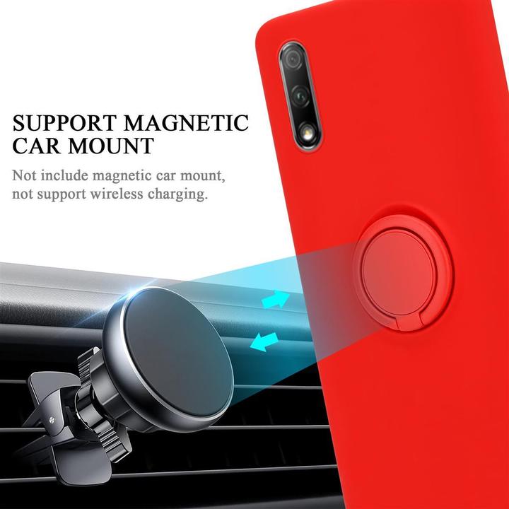 Productafbeelding Cadorabo TPU Vloeibare Ring Silicone Hoesje (Honor 9X)
