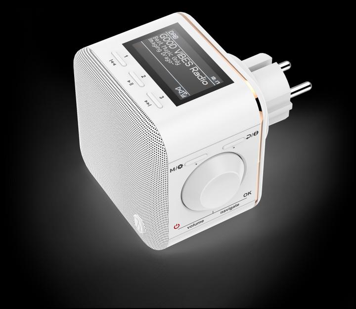 Produktbild Hama Digitalradio DR40BT-PlugIn, FM/DAB/DAB+/BluetoothÂ (DAB+, FM, Bluetooth)