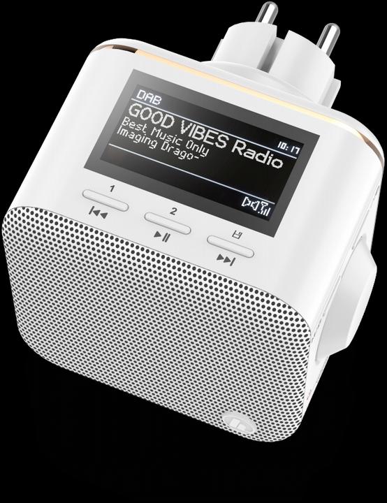 Produktbild Hama Digitalradio DR40BT-PlugIn, FM/DAB/DAB+/BluetoothÂ (DAB+, FM, Bluetooth)