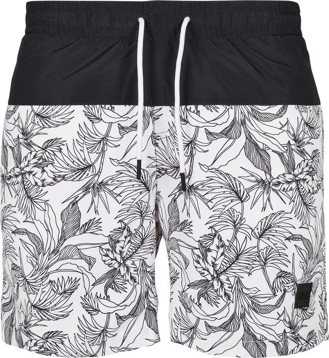 Produktbild Urban Classics Low Block Pattern Swim Shorts (S)