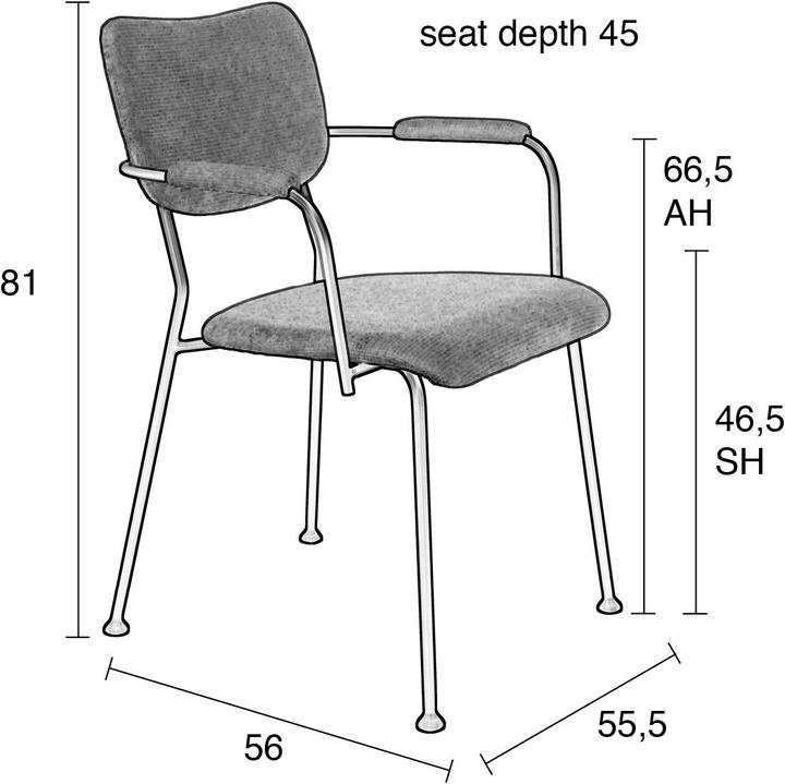 Image du produit Zuiver Armchair Benson