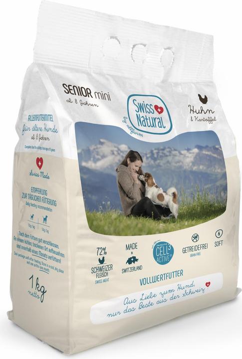 Actual product image Swiss natural Soft SENIOR Chicken & Potato (Senior, 1 pcs., 1000 g)