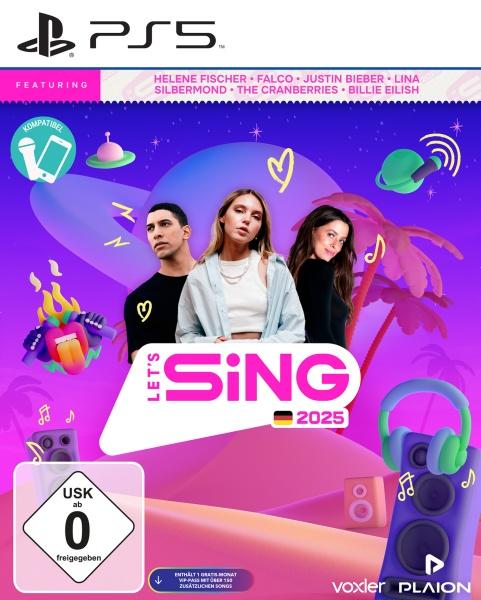 Actual product image Plaion Let's Sing 2025 German Version (PS5) (USK) (PS5, DE)
