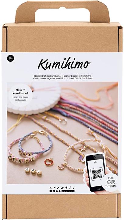 Creativ Company Craft Set Starter Kumihimo Pendant, Beads