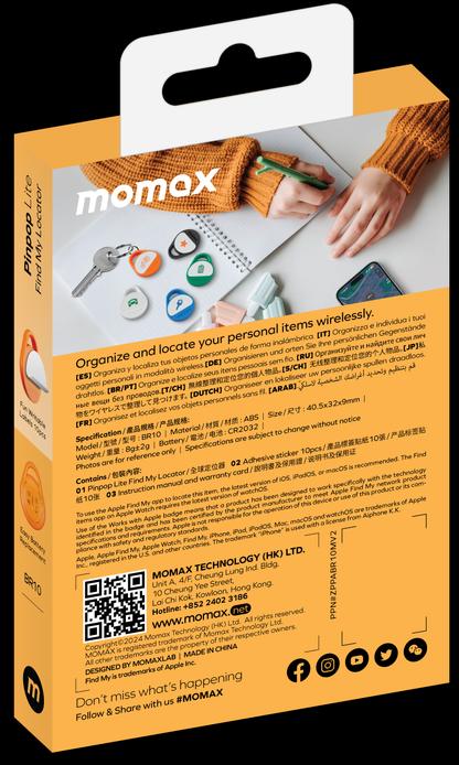 Actual product image Momax Pinpop Lite - Apple Find My Tracker Orange