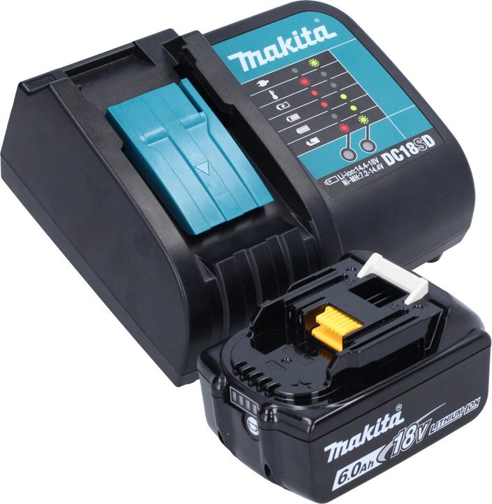 Immagine prodotto Makita Kit combinato a batteria DLX 2278 SG1 + trapano a percussione DHP 484 54 Nm + trapano a percussione (Batteria ricaricabile)