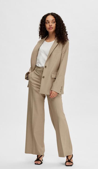 Actual product image Selected Femme Slfeliana Hw Wide Pant B Noos (W34/L32)