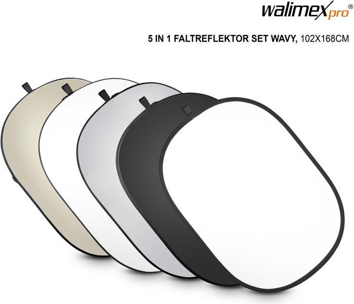 Produktbild Walimex 5in1 Faltreflektor Set (Faltreflektor, 150 cm)
