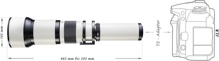 Produktbild Walimex 650-1300/8-16 DSLR Pentax K (Pentax K, Vollformat)