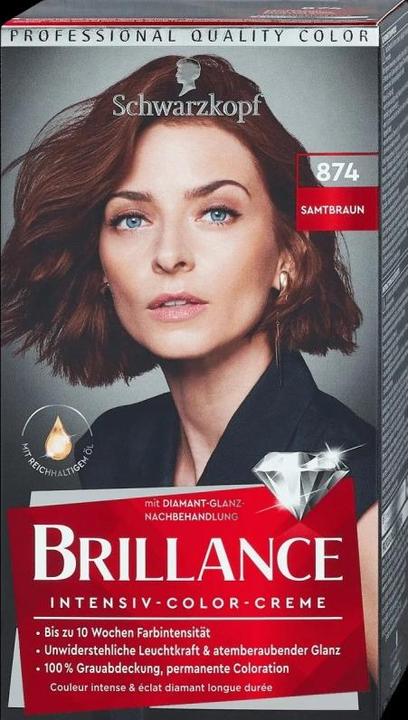 Actual product image Schwarzkopf Brillance Intensive Colour Cream (Brown)