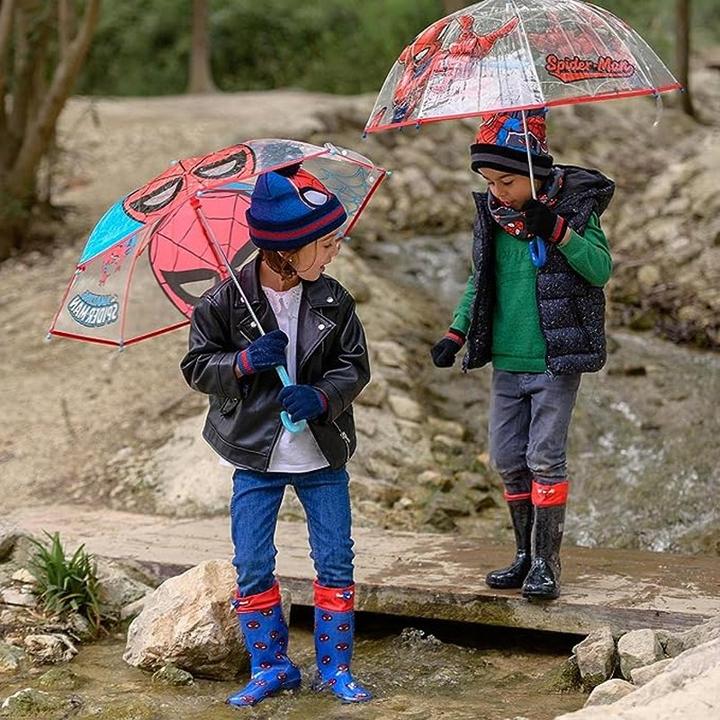 Produktbild Sombo Spiderman Regenschirm transparent