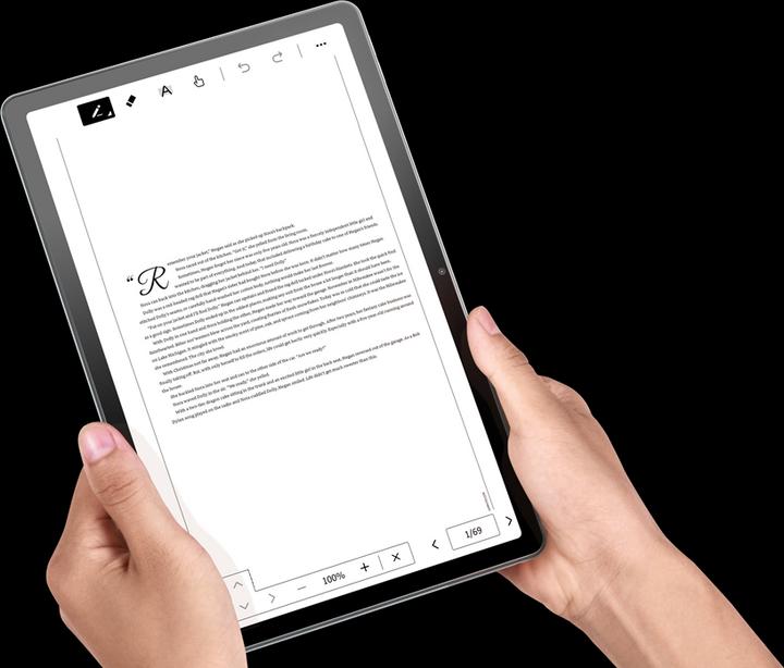 Actual product image Lenovo Tab M10 Plus (3rd Gen) (WLAN only, 10.61", 128 GB, Dual Tone Storm Gray)