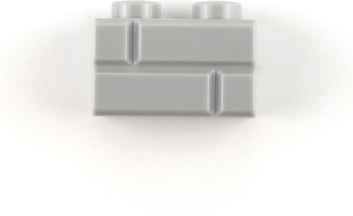 Immagine prodotto LEGO Mattoni da parete 1x2 Grigio chiaro - 100 pezzi - Grigio azzurro 98283 (98283, Accessori LEGO)