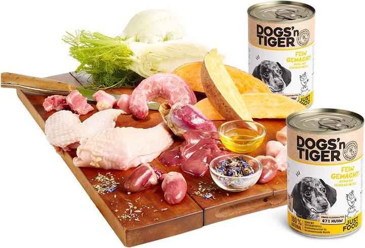 Produktbild Dogs'n Tiger Nassfutter Fein gemacht 400g (Welpe + Kitten, 1 Stk., 400 g)