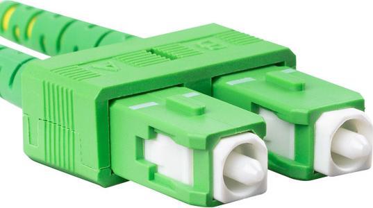 Produktbild Lanberg Patchcord światłowodowy SM LC/UPC-SC/APC DUPLEX LSZH G657A1 żółty (2 m)