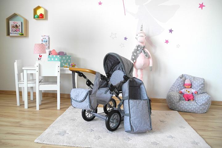 Immagine prodotto Knorrtoys Carrozzina per bambole Ruby - marrone pietra