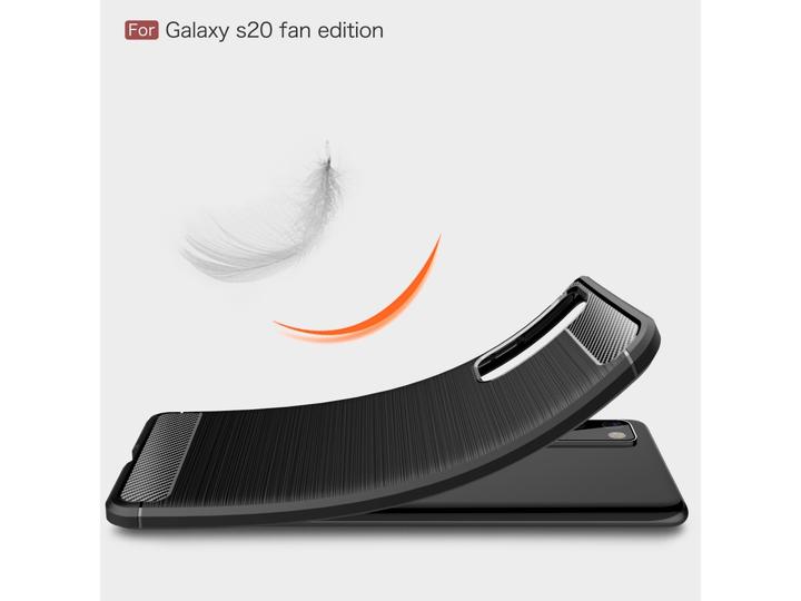 Produktbild Screenguard Carbon Brushed Soft TPU Case (Samsung Galaxy S20 FE)