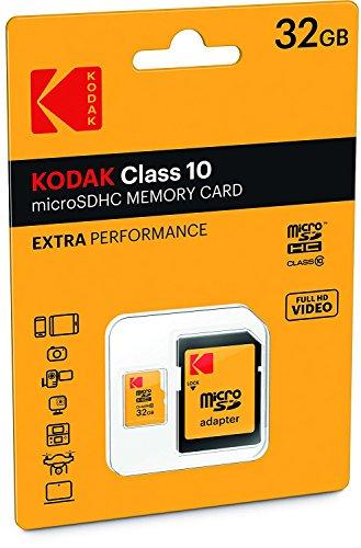Produktbild Kodak Sd Micro 32gb Cl10 Extra Con Adatt. (32 GB, microSDHC, U3)