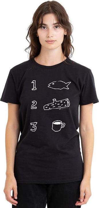 Immagine prodotto Twin Peaks Coffee Log Fish Maglietta Adulto Unisex (M)