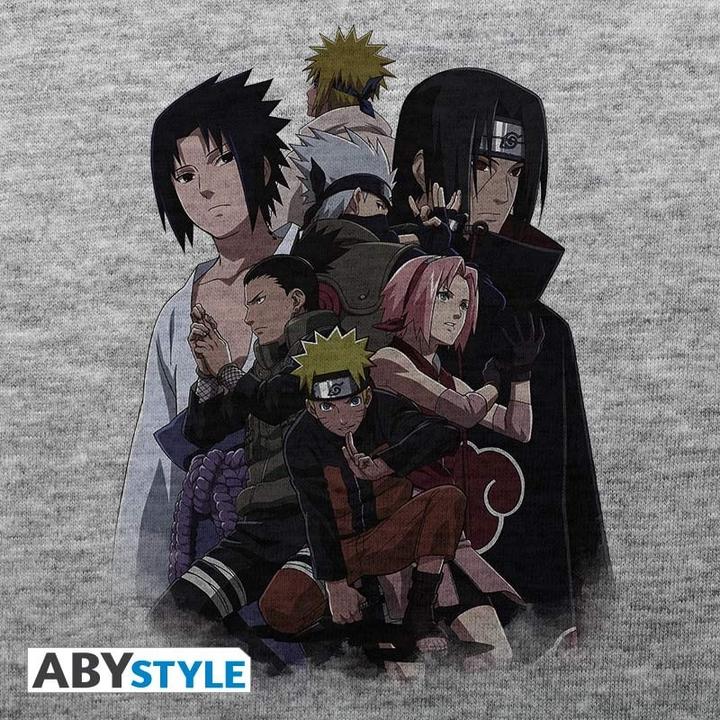 Immagine prodotto ABYstyle NARUTO SHIPPUDEN - Tshirt Gruppo uomo SS grigio sport - Basic (XL)
