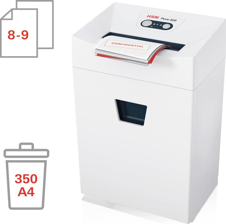 Image du produit HSM PURE 320 - Destructeur de documents (Coupe de particules)