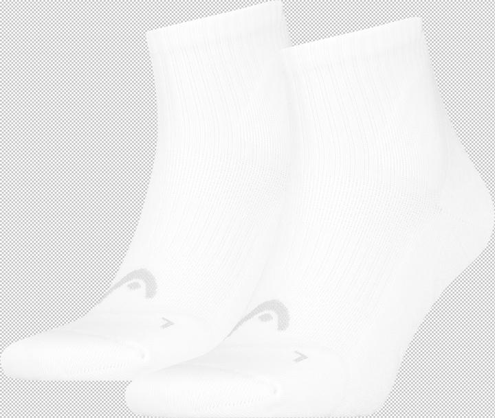 Produktbild Head Unisex-Adult Match Quarter (2 Pack) Socks, White, 39/42 (39 - 42)