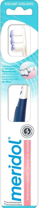 Image du produit Meridol Handzahnbürste Zahnfleischkomfort, Single, Extra sanft (Ultra doux, 1 x)