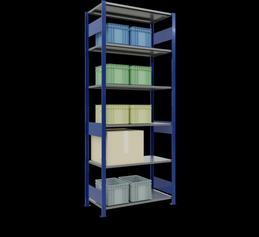Image du produit Schulte Lagertechnik Système d'emboîtement pour rayonnage de base MULTIplus85 avec traverse de longueur