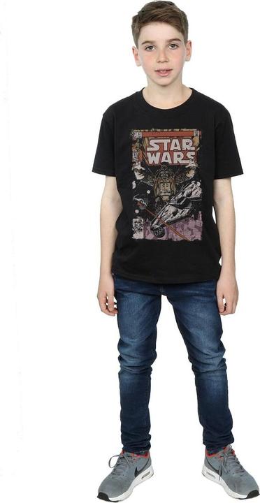 Produktbild Star Wars Millennium Falcon Comic TShirt Jungen (140, 146)