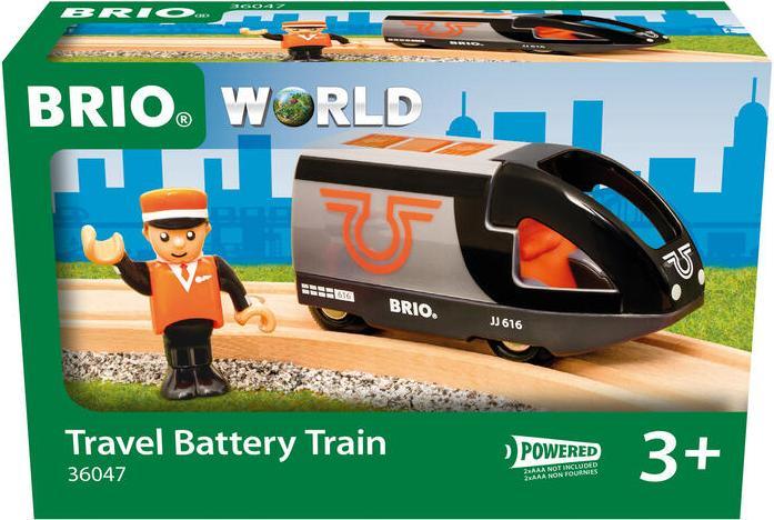 Image du produit Brio Train de voyageurs orange et noir 63604700