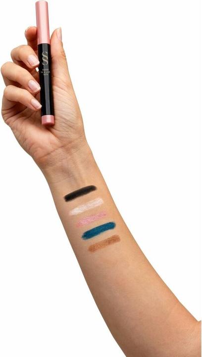 Image du produit Sensilis Jumbo 3-in-1 Eyeliner et Ombre à Paupières Haute Couvrance Longue Durée Waterproof Crémeux (02 Perle blanche)