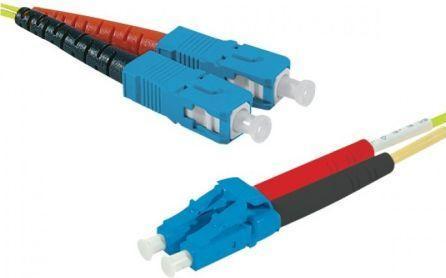 Actual product image Générique SC-UPC/LC-UPC duplex HD single OS2 9/125 fibre patch cable yellow - 0.5 m (U/FTP, CAT6, 0.50 m)