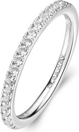Brosway Fancy Infinite White Sparkling Silver Ring FIW74 - Circuit: 50mm (10)