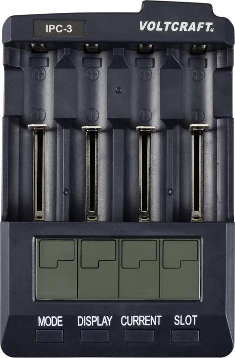 Image du produit Voltcraft Chargeur de piles rondes IPC-3 (1 pcs, 14500, 18650, CR123A, AA, Chargeurs sans batterie)