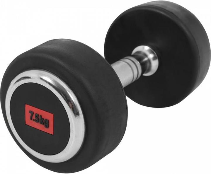Image du produit Gorilla Sports Haltère court Profi en caoutchouc (2 x 7,5 kg)