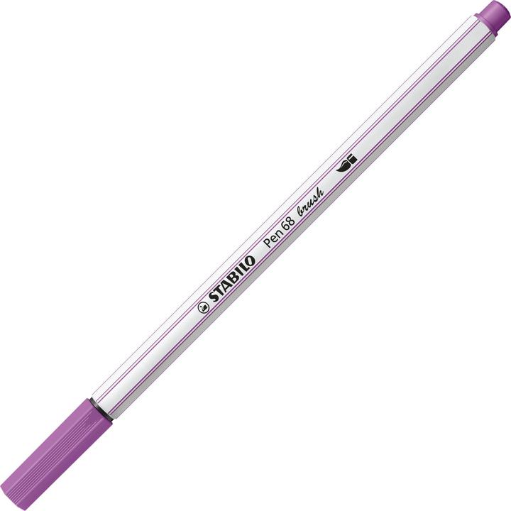 Actual product image STABILO Pen 68 brush Premium felt-tip pen (Plum, 1 x)