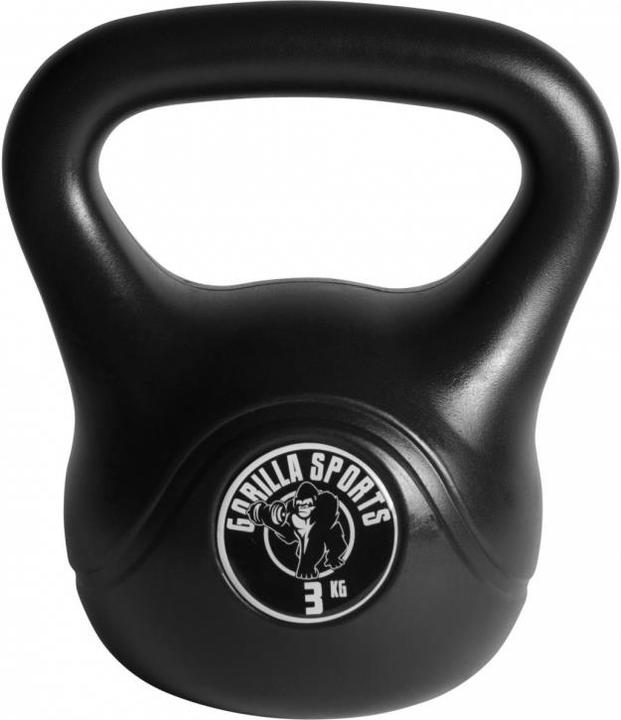 Image du produit Gorilla Sports Kettlebell Set (1 x 6 kg, 1 x 8 kg, 1 x 3 kg)