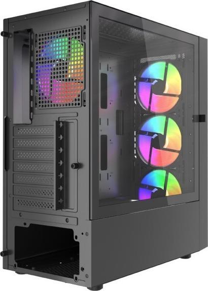 Actual product image Gembird PC case Midi-Tower Fornax 4300 ATX black