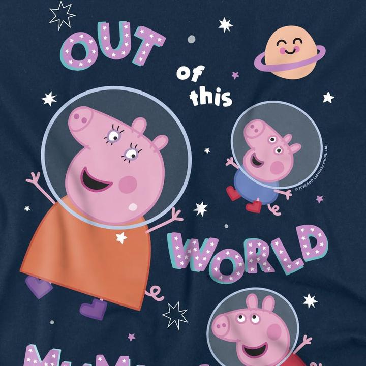 Image du produit Peppa Pig - T-shirt IS OUT OF THIS WORLD - Homme (L)