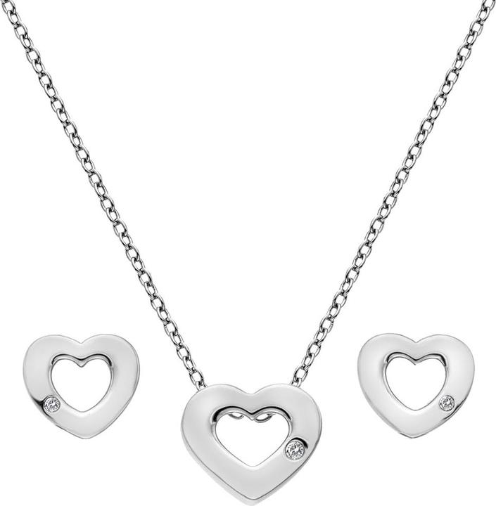 Hot Diamonds Amuleto di diamanti a forma di cuore (Argento 925)