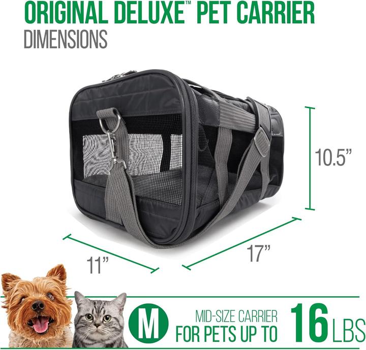 Produktbild Sherpa Deluxe Tier-Transportbox (Hund, Atmungsaktiv, Faltbar)