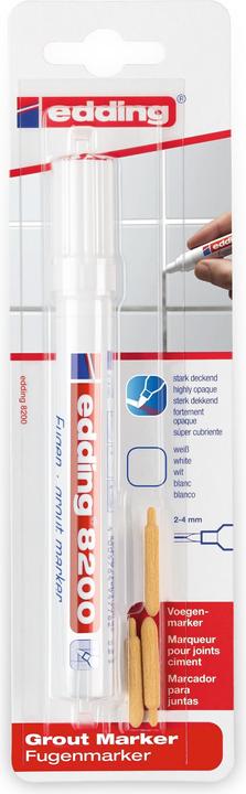 Actual product image Edding 4-8200-1-1050 (White, 4 mm, 1 x)