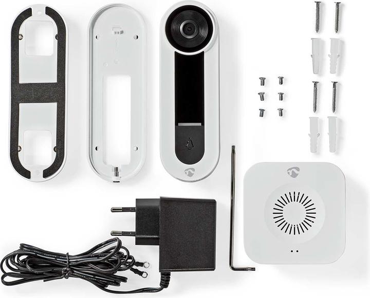 Image du produit Nedis Portier vidéo Smartlife Wi-Fi - Blanc