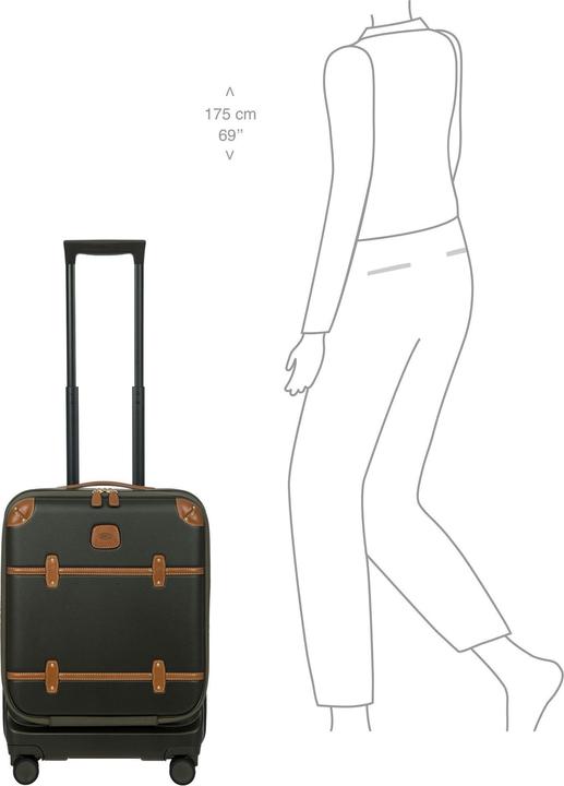 Image du produit Brics Bellagio 4 roues trolley cabine 55 cm avec soufflet d'extension (40 l, Bagage à main (jusqu'à 50l))