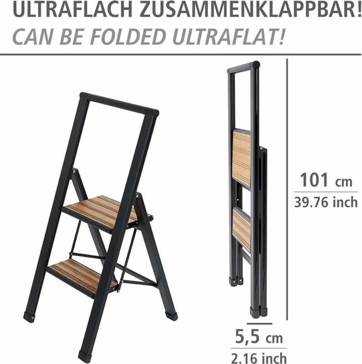 Produktbild Wenko Klapptrittleiter (Trittleiter, 44 cm)