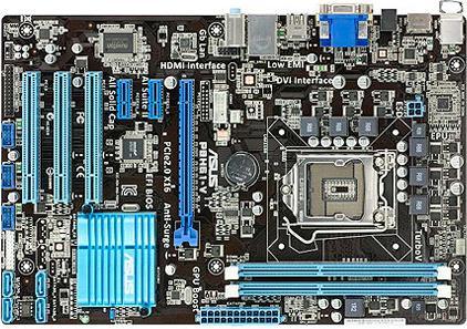 Produktbild ASUS P8h61-V, H61 (B3), Lga1155, Atx (LGA 1155, Intel H61, ATX)