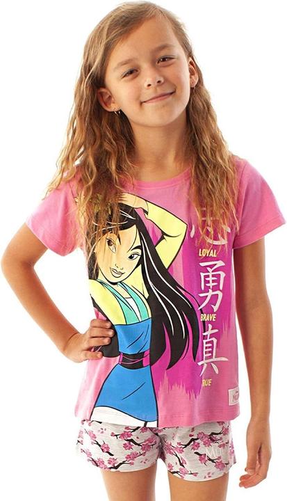 Produktbild Mulan Loyal Brave True Schlafanzug mit Shorts Mädchen (128)