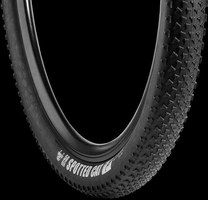 Actual product image Vredestein Spotted Cat Superlite bicycle tyre, black, 55-622 (29x2.20) (29 x 2.20, 55-622)
